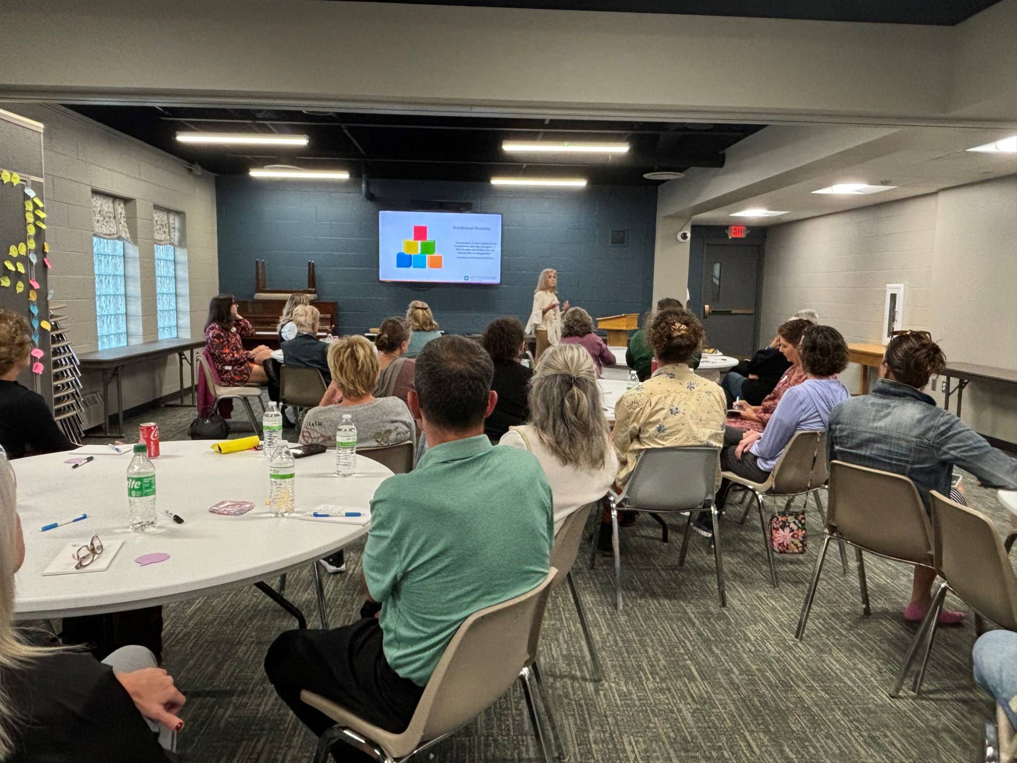 CASA attendees listening to Lisa Perhamus